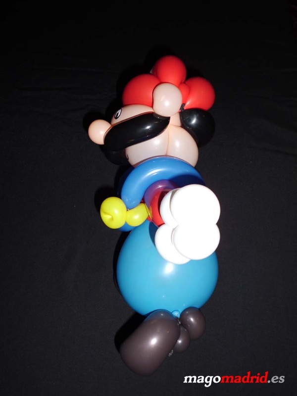 Como hacer a Mario Bros con globos/How to make a Mario Bros balloon  (Globofexia) 